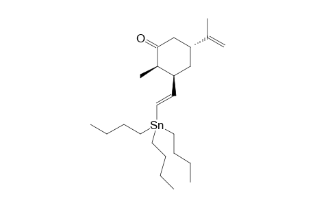 (2R,3R,5R)-2-Methyl-5-isopropenyl-3-[(Z)-2'-(tributylstannyl)vinyl]-cyclohexan-1-one