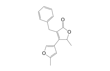 3-Benzyl-5-methyl-4-(3'-(5'-methylfuranyl)-2(5)-furanone