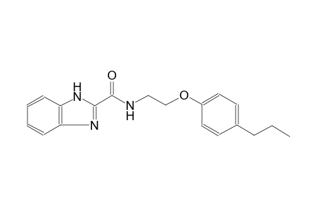 1H-benzimidazole-2-carboxamide, N-[2-(4-propylphenoxy)ethyl]-