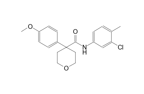 2H-pyran-4-carboxamide, N-(3-chloro-4-methylphenyl)tetrahydro-4-(4-methoxyphenyl)-