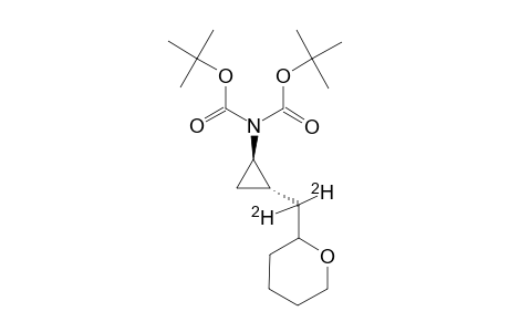 N-[BIS-(TERT.-BUTOXYCARBONYL)]-2-(TETRAHYDROPYRAN-2-YLOXYDIDEUTERIOMETHYL)-CYCLOPROPYLAMINE