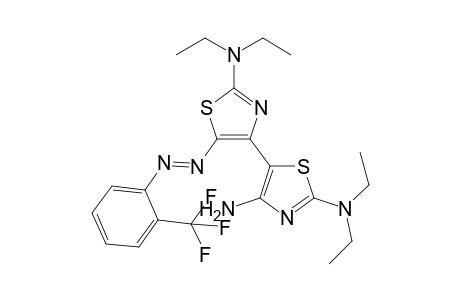 4-Amino-2-(diethylamino)-5-{2-(diethylamino)-5-[2-(trifluoromethyl)phenylazo]thiazol-4-yl}thiazole