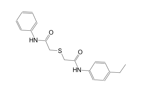 2-[(4-Ethyl-phenylcarbamoyl)-methylsulfanyl]-N-phenyl-acetamide