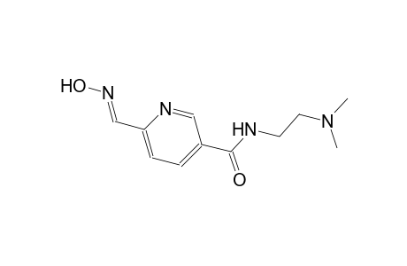 N-[2-(dimethylamino)ethyl]-6-[(E)-(hydroxyimino)methyl]nicotinamide
