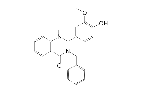 3-benzyl-2-(4-hydroxy-3-methoxyphenyl)-2,3-dihydro-4(1H)-quinazolinone