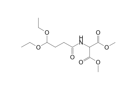 4,4-Diethoxy-N-[bis(methoxycarbonyl)methyl]butanamide
