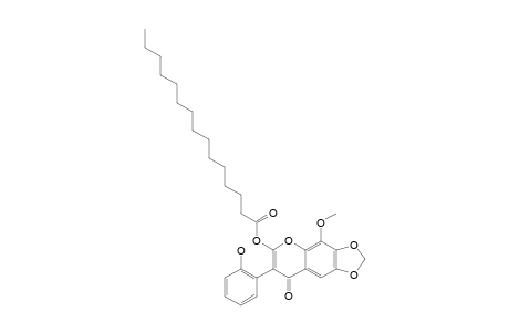 AERVIN-D;2-O-PENTADECANOYL-2'-HYDROXY-8-METHOXY-6,7-METHYLENEDIOXY-ISOFLAVONE