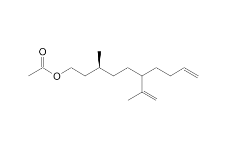 9-Decen-1-ol, 3-methyl-6-(1-methylethenyl)-, acetate, [R-(R*,S*)]-