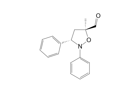 5-METHYL-2-N,3-DIPHENYL-ISOXAZOLIDINE-5-CARBALDEHYDE