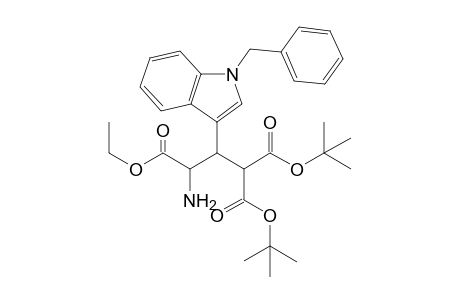 Ethyl t-Butyl 3-(1'-benzyl-3'-indolyl)-4-(t-butoxycarbonyl)-2-aminoglutarate