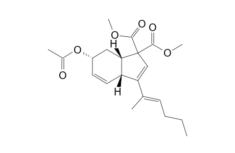 (1S,3R,6R)-Dimethyl 3-Acetoxy-7-(hex-2-en-2-yl)bicyclo[4.3.0]nona-4,7-dien-9,9-dicarboxylate