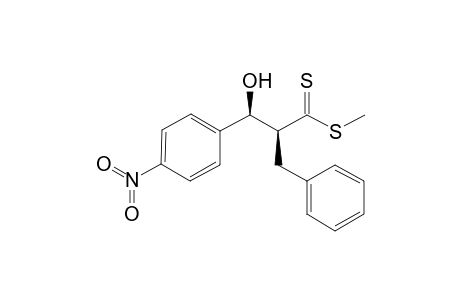 (2S,3S)-2-Benzyl-3-hydroxy-3-(4-nitro-phenyl)-dithiopropionic acid methyl ester
