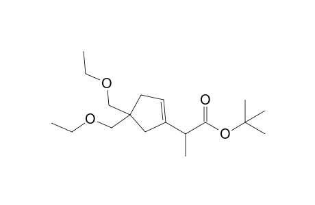 tert-Butyl 2-[4,4-bis(ethoxymethyl)cyclopent-1-enyl]propionate