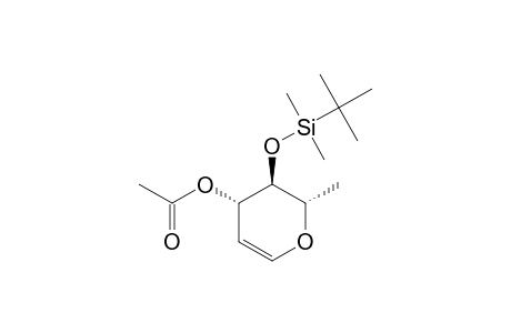 3-O-ACETYL-1,5-ANHYDRO-4-O-(TERT.-BUTYLDIMETHYLSILYL)-2,6-DIDEOXY-L-ARABINO-HEX-1-ENITOL