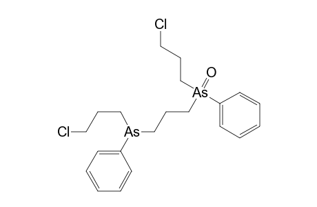 Arsine oxide, (3-chloropropyl)[3-[(3-chloropropyl)phenylarsino]propy l]phenyl-