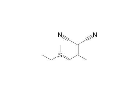 1,1-Dicyano-2-methyl-3-[ethylmethylsulfanyl]-propen-1-ide