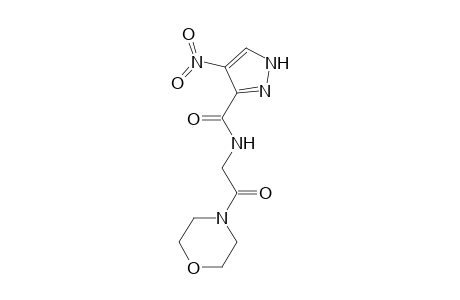 N-[2-(4-Morpholinyl)-2-oxoethyl]-4-nitro-1H-pyrazole-3-carboxamide