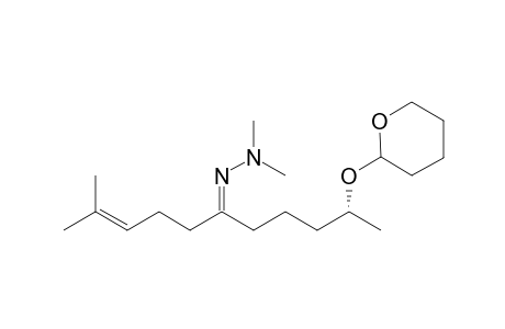 N-[2-Methyl-10-(tetrahydropyran-2-yloxy)undec-2-en-6-yl]-N'-dimethylhydrazone