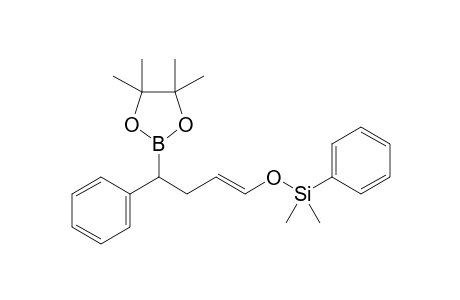 (E)-Dimethyl(phenyl)(4-phenyl-4-(4,4,5,5-tetramethyl-1,3,2-dioxaborolan-2-yl)but-1-enyloxy)silane