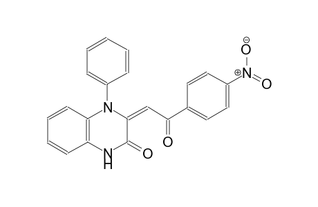 (3E)-3-[2-(4-nitrophenyl)-2-oxoethylidene]-4-phenyl-3,4-dihydro-2(1H)-quinoxalinone