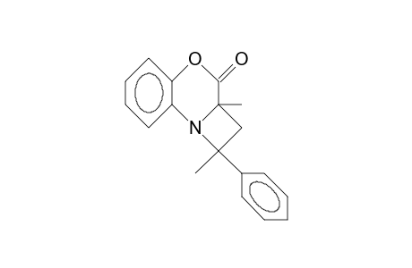1a,3-Dimethyl-3-phenyl-azetidino(C)(1,4)benzoxazin-1-one