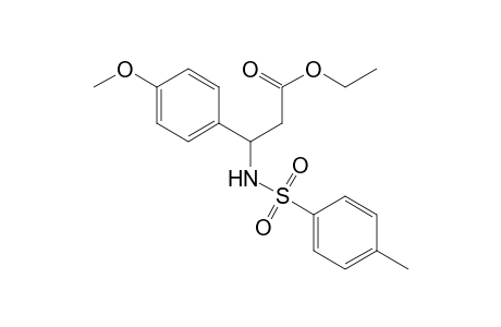 Ethyl 3-(4-methoxyphenyl)-3-{[(4-methylphenyl)sulfonyl]amino}propanoate