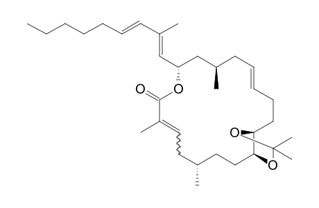 (1S,4E,7R,9S,12E,15S,18S)-7,12,15,20,20-pentamethyl-9-[(1E,3E)-2-methylnona-1,3-dienyl]-10,19,21-trioxabicyclo[16.3.0]henicosa-4,12-dien-11-one