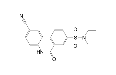 benzamide, N-(4-cyanophenyl)-3-[(diethylamino)sulfonyl]-