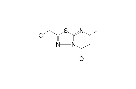 2-(chloromethyl)-7-methyl-5H-[1,3,4]thiadiazolo[3,2-a]pyrimidin-5-one