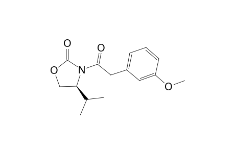 N-[(3"-Methoxybenzyl)carbonyl]-4(S)-isopropyl-1,3-oxazolidin-2-one
