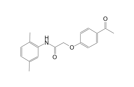 2-(4-acetylphenoxy)-N-(2,5-dimethylphenyl)acetamide