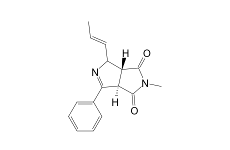 3a,6a-dihydro-5-methyl-3-trans-(1-propenyl)-3H,5H-1-phenylpyrrolo[3,4-c]pyrrol-4,6-dione