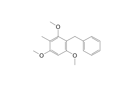 Benzene, 1,3,5-trimethoxy-2-methyl-4-(phenylmethyl)-