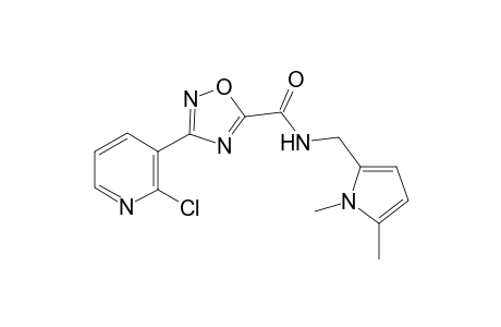 3-(2-Chloropyridin-3-yl)-N-[(1,5-dimethyl-1H-pyrrol-2-yl)methyl]-1,2,4-oxadiazole-5-carboxamide