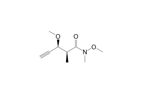 (3S)-Methoxy-(2S)-methylpentyncarboxylic acid N-Methoxy-N-methylamide