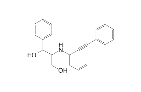 1-Phenyl-2-(1'-phenylhex-5'-en-1'-yn-3'-ylamino)propane-1,3-diol