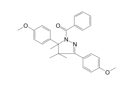 1-Benzoyl-4,5-dihydro-4,4,5-trimethyl-3,5-bis(4-methoxyphenyl)-1H-pyrazole