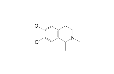 1,2,3,4-Tetrahydroisoquinolin-6,7-diol, 1,2-dimethyl-