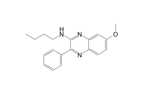2-Butylamino-3-phenyl-7-methoxy-quinoxaline