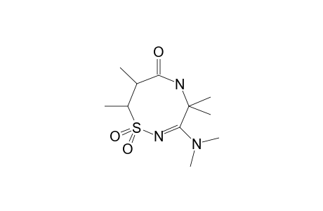 3-(DIMETHYLAMINO)-7,8-DIHYDRO-4,4,7,8-TETRAMETHYL-4H-1,2,5-THIADIAZOCIN-6-(5H)-ON-1,1-DIOXIDE