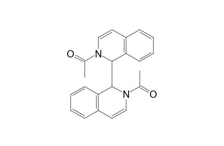 1,1'-Bisisoquinoline, 2,2'-diacetyl-1,1',2,2'-tetrahydro-
