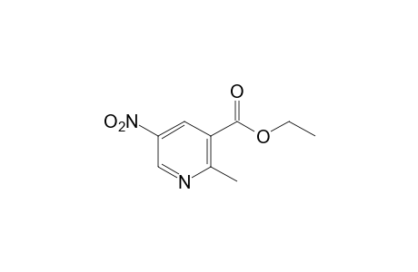 2-methyl-5-nitronicotinic acid, ethyl ester