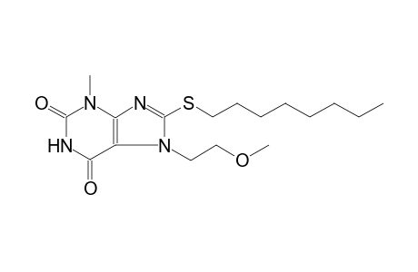 1H-purine-2,6-dione, 3,7-dihydro-7-(2-methoxyethyl)-3-methyl-8-(octylthio)-