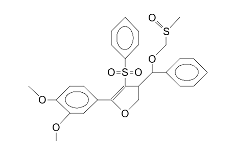 (4R,AS)-2-(3,4-dimethoxy-phenyl)-4-(A-methylsulfinylmethoxy-benzyl)-3-phenylsulfonyl-4,5-dihydro-furan