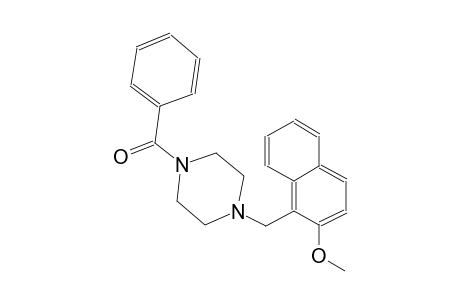 1-Benzoyl-4-[(2-methoxy-1-naphthyl)methyl]piperazine