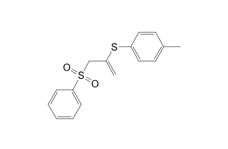 Benzene, 1-methyl-4-[[1-[(phenylsulfonyl)methyl]ethenyl]thio]-