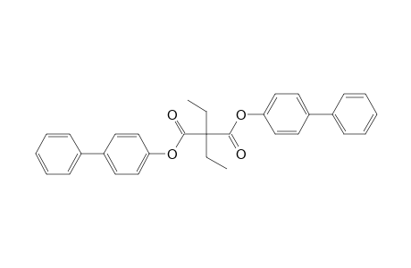 Diethylmalonic acid, di(4-biphenyl) ester