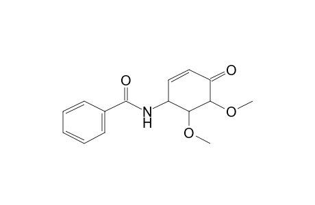 2-Cyclohexenone, 4R-benzamido-5cis,6trans-dimethoxy-
