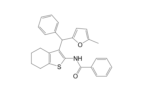 (5-Methylfuryl)(phenyl)(2-benzoylaminocyclohexa[b]thiophene)methane
