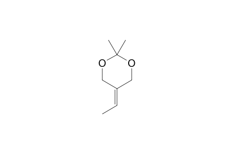 1,3-Dioxane, 2,2-dimethyl-5-ethylidene-